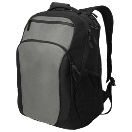 Port Authority BG232 Transport Backpack - Gusty Grey/Black