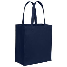 Port Authority BG426 Cotton Canvas Over-the-Shoulder Tote - River Blue Navy