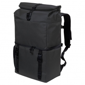 Port Authority BG501 18-Can Backpack Cooler - Dark Charcoal/Black