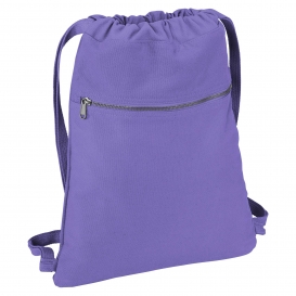 Port Authority BG621 Beach Wash Cinch Pack - Amethyst
