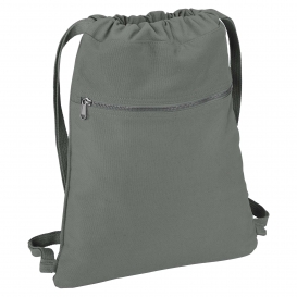 Port Authority BG621 Beach Wash Cinch Pack - Pewter