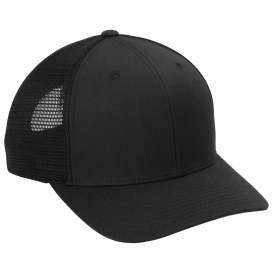 Port Authority C110 Flexfit 110 Mesh Cap - Black/Black