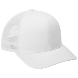 Port Authority C110 Flexfit 110 Mesh Cap - White/White