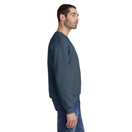 Jerzees C12M Rugged Unisex Crewneck Sweatshirt - Washed Navy