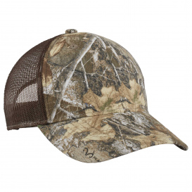 Port Authority C930 Structured Camouflage Mesh Back Cap - Realtree Edge
