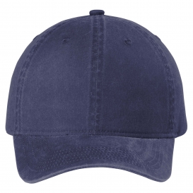Port Authority C942 Beach Wash Cap - Denim Blue