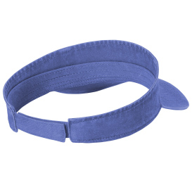Port Authority C944 Beach Wash Visor - Blue Moon