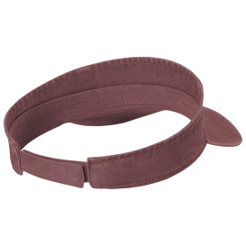 Port Authority C944 Beach Wash Visor - Red Rock