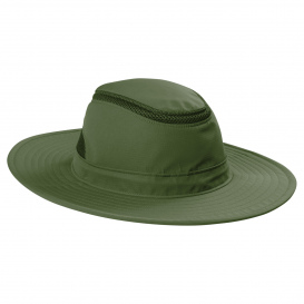 Port Authority C947 Outdoor Ventilated Wide Brim Hat - Olive Leaf ...