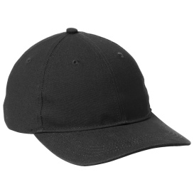 Port Authority C963 Leather Strap Cap - Black
