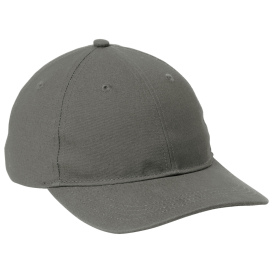 Port Authority C963 Leather Strap Cap - Deep Smoke