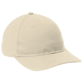 Port Authority C963 Leather Strap Cap - Khaki