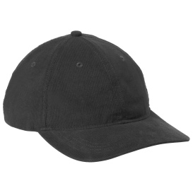 Port Authority C973 Light Corduroy Dad Cap - Deep Black