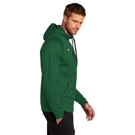 Nike CN9473 Therma-FIT Pullover Fleece Hoodie - Team Dark Green