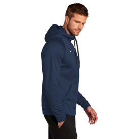 Nike CN9473 Therma-FIT Pullover Fleece Hoodie - Team Navy