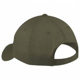 Port & Company CP80 Six-Panel Twill Cap - Olive Drab Green