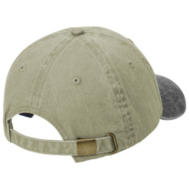 Port Authority CP83 Two-Tone Pigment-Dyed Cap - Khaki/Charcoal