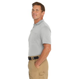 CornerStone CS4020P Industrial Snag-Proof Pique Pocket Polo - Light Grey