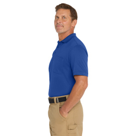 CornerStone CS4020P Industrial Snag-Proof Pique Pocket Polo - Royal