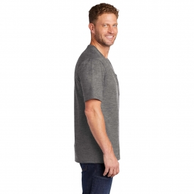 CornerStone CS430 Workwear Pocket Tee - Heathered Charcoal