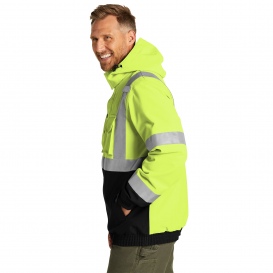 CornerStone CSJ501 Type R Class 3 Waterproof Insulated Ripstop Bomber Jacket - Yellow/Lime