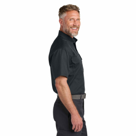 CornerStone CSW175 Short Sleeve Select Ripstop Shirt - Echo Steel