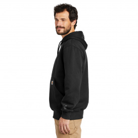 Carhartt 100615 Rain Defender Paxton Hooded Heavyweight Sweatshirt - Black