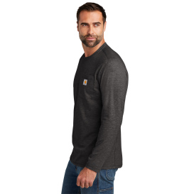 Carhartt CT106656 Force Long Sleeve Pocket T-Shirt - Carbon Heather