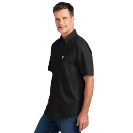 Carhartt 105292 Force Solid Short Sleeve Shirt - Black