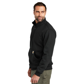 Carhartt 105294 Midweight 1/4-Zip Mock Neck Sweatshirt - Black