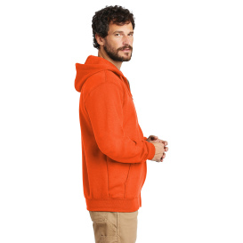 Carhartt K122 Midweight Hooded Zip-Front Sweatshirt - Brite Orange