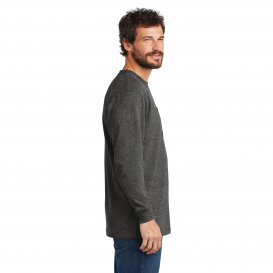 Carhartt K126 Workwear Pocket Long Sleeve T-Shirt - Carbon Heather