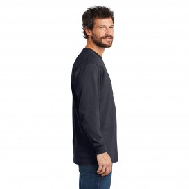 Carhartt K126 Workwear Pocket Long Sleeve T-Shirt - Navy