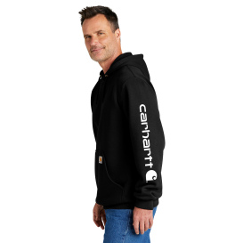 Carhartt K288 Middleweight Hooded Logo Sweatshirt - Black