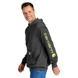 Carhartt K288 Middleweight Hooded Logo Sweatshirt - Carbon Heather
