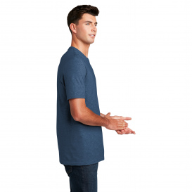 District DM108 Perfect Blend Tee - Deep Royal Fleck