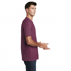 District DM108 Perfect Blend Tee - Raspberry Fleck