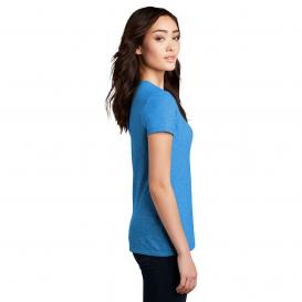 District DM108L Women\'s Perfect Blend Tee - Heathered Bright Turquoise