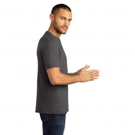District DM130DTG Perfect Tri DTG Tee - Heathered Charcoal