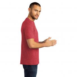 District DM130DTG Perfect Tri DTG Tee - Red Frost