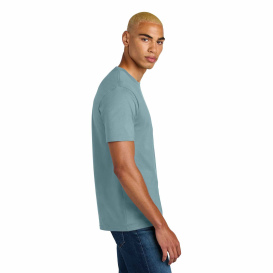 District DT106 Perfect Weight Icon Tee - Blue Fog