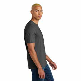 District DT106 Perfect Weight Icon Tee - Heathered Charcoal