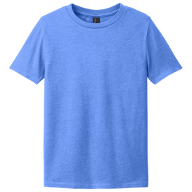 District DT108Y Youth Perfect Blend CVC Tee - Heathered Royal