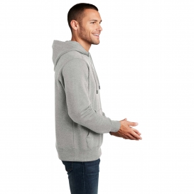 District DT1101 Perfect Weight Fleece Hoodie - Heathered Steel