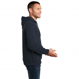District DT1101 Perfect Weight Fleece Hoodie - New Navy