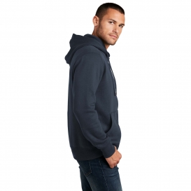 District DT1103 Perfect Weight Fleece Full-Zip Hoodie - New Navy