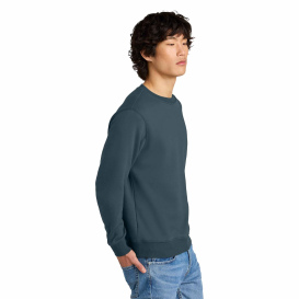 District DT1106 Perfect Weight Fleece Crew - Deep Steel Blue