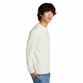 District DT1106 Perfect Weight Fleece Crew - White Onyx