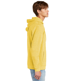 District DT1300 Perfect Tri Fleece Pullover Hoodie - Ochre Yellow Heather