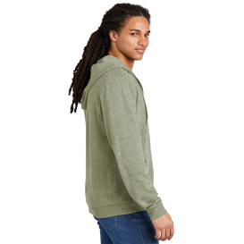 District DT1302 Perfect Tri Fleece Full-Zip Hoodie - Military Green Frost